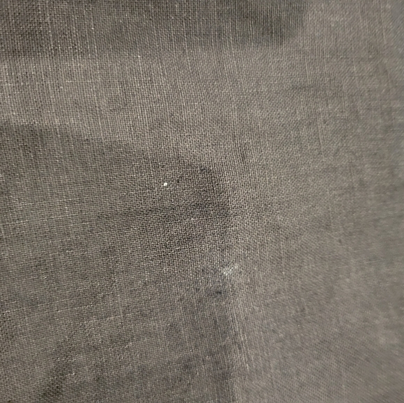 Muji women's size m 100% hemp black skirt pockets. Small flaw - Picture 4 of 6